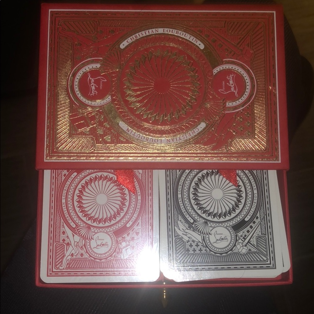 Christian Loboutin playing cards